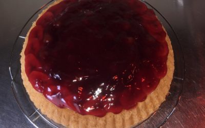 Bisquit-Tortenboden mit Kirschen nach Opa